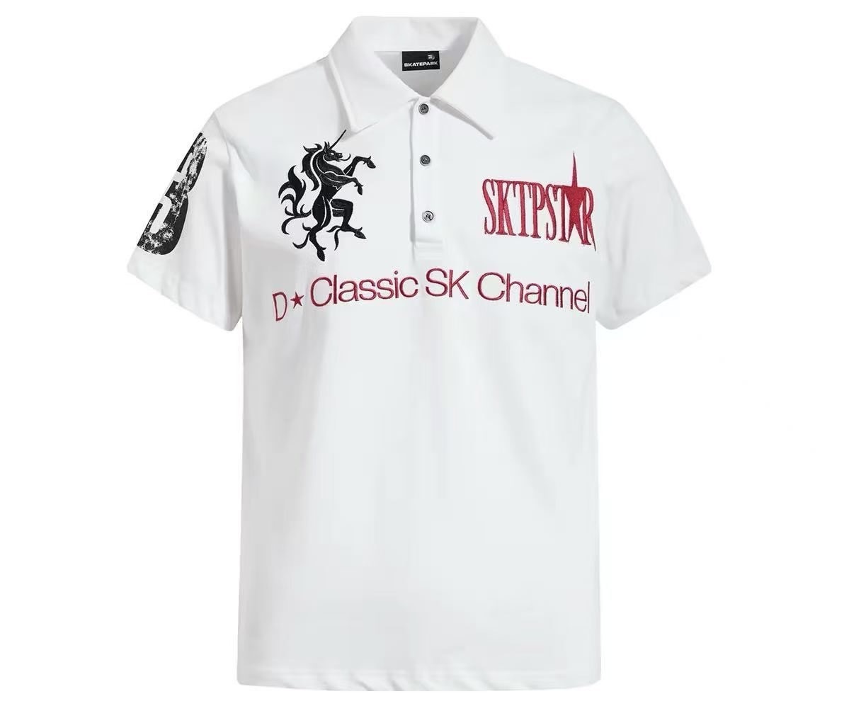 White polo shirt